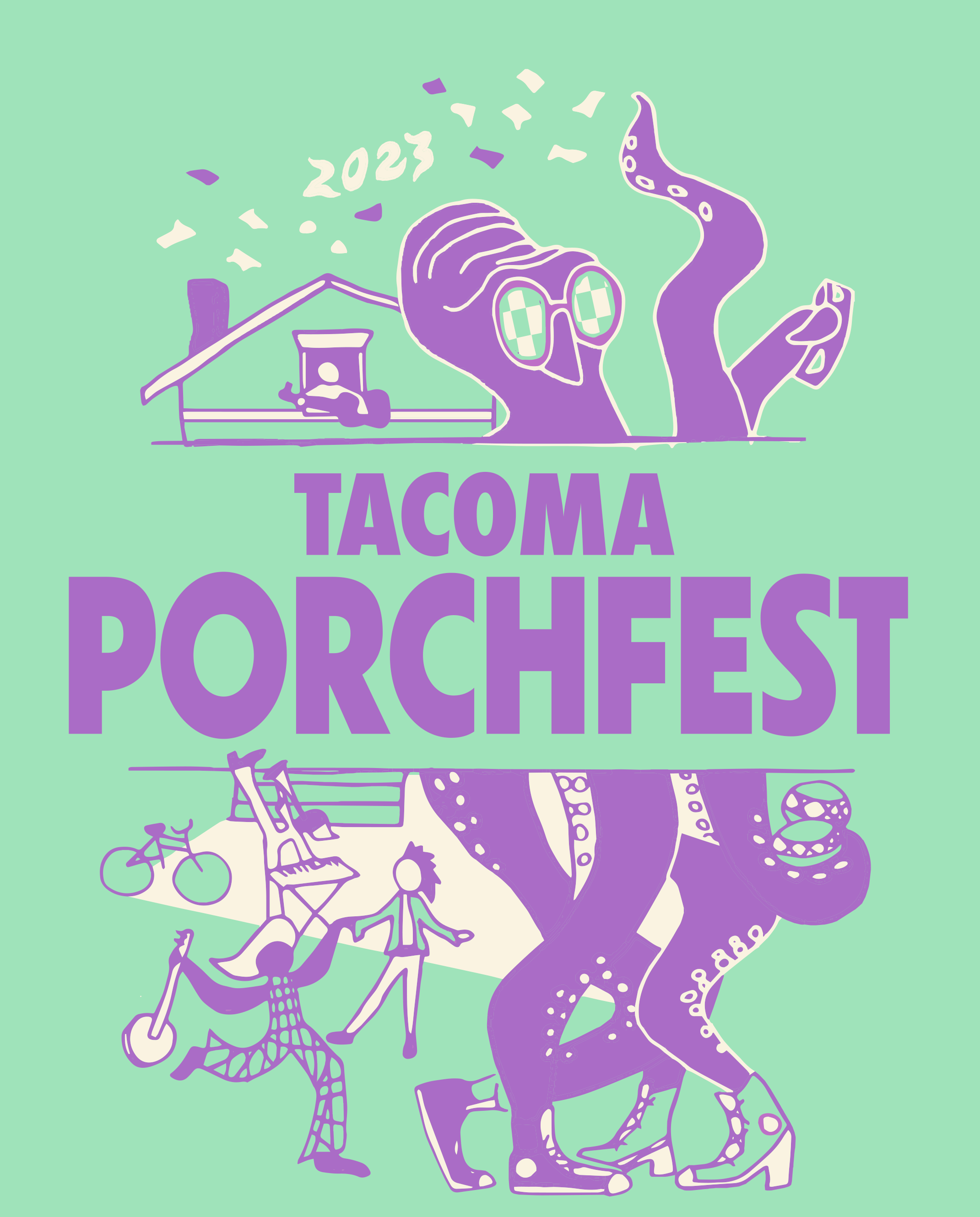 Porchfest 2023 TShirt Porchfest